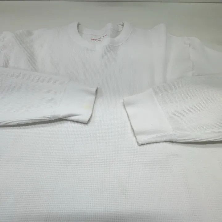 Alexander Wang Alexander Wang Long Sleeve Waffle Tee 0079 Size XS / US 0-2 / IT 36-38 - 8 Thumbnail