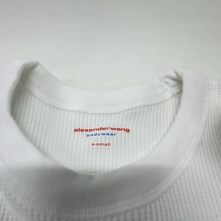 Alexander Wang Alexander Wang Long Sleeve Waffle Tee 0079 Size XS / US 0-2 / IT 36-38 - 4 Thumbnail