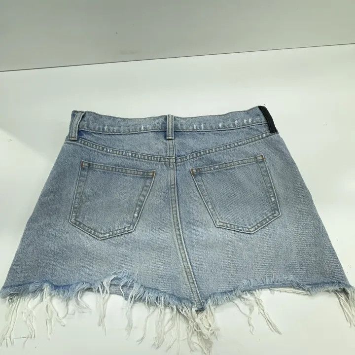 Alexander Wang Alexander Wang Fashionable Side Zip Denim Skirt 0079 Size 25" / US 0 / IT 36 - 8 Thumbnail