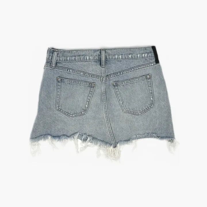 Alexander Wang Alexander Wang Fashionable Side Zip Denim Skirt 0079 Size 25" / US 0 / IT 36 - 3 Thumbnail
