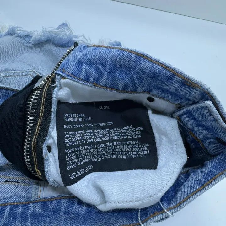 Alexander Wang Alexander Wang Fashionable Side Zip Denim Skirt 0079 Size 25" / US 0 / IT 36 - 4 Thumbnail