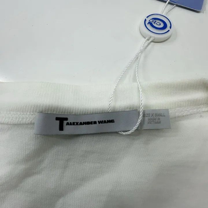 Alexander Wang Alexander Wang Casual Plain T-shirt 0079 Size XS / US 0-2 / IT 36-38 - 4 Thumbnail
