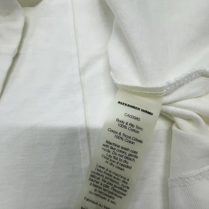 Alexander Wang Alexander Wang Casual Plain T-shirt 0079 Size XS / US 0-2 / IT 36-38 - 5 Thumbnail