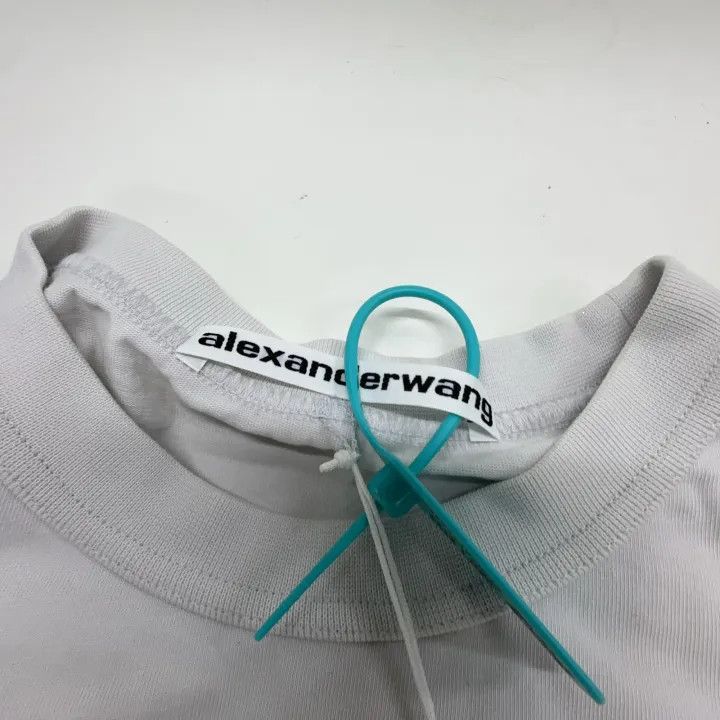 Alexander Wang Alexander Wang White Graphic Crewneck T-Shirt 0079 Size M / US 6-8 / IT 42-44 - 7 Thumbnail