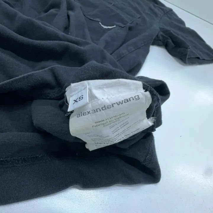 Alexander Wang Alexander Wang Pocket Short Sleeve T-Shirt 0079 Size XS / US 0-2 / IT 36-38 - 4 Thumbnail