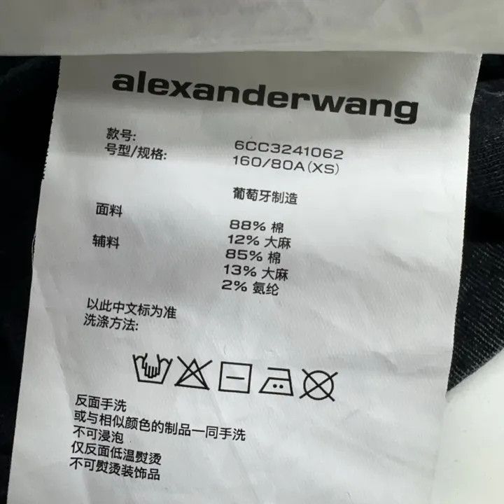 Alexander Wang Alexander Wang Casual Fashion Short Sleeve T-Shirt 0079 Size XS / US 0-2 / IT 36-38 - 5 Thumbnail
