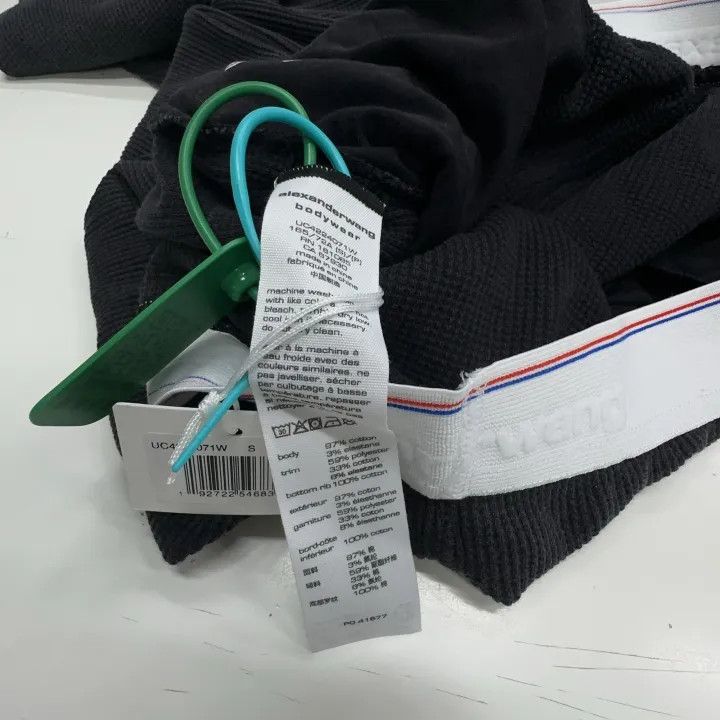 Alexander Wang Alexander Wang Black Relaxed Knit Sweatpants 0079 Size 23" - 3 Thumbnail