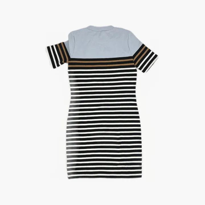 Alexander Wang Alexander Wang Striped Short Sleeve Dress 0079 Size M / US 6-8 / IT 42-44 - 3 Thumbnail