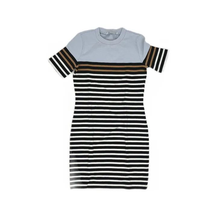 Alexander Wang Alexander Wang Striped Short Sleeve Dress 0079 Size M / US 6-8 / IT 42-44 - 2 Thumbnail