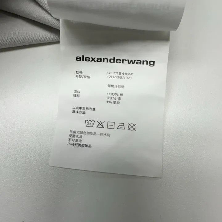 Alexander Wang Alexander Wang White Graphic Print T-Shirt 0079 Size M / US 6-8 / IT 42-44 - 5 Thumbnail