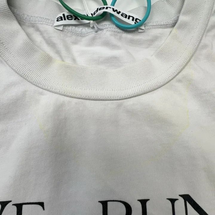 Alexander Wang Alexander Wang White Graphic Print T-Shirt 0079 Size M / US 6-8 / IT 42-44 - 8 Thumbnail