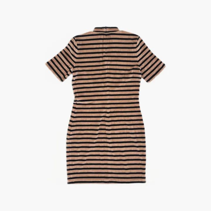 Alexander Wang Alexander Wang Striped Short Sleeve Dress 0079 Size S / US 4 / IT 40 - 3 Thumbnail