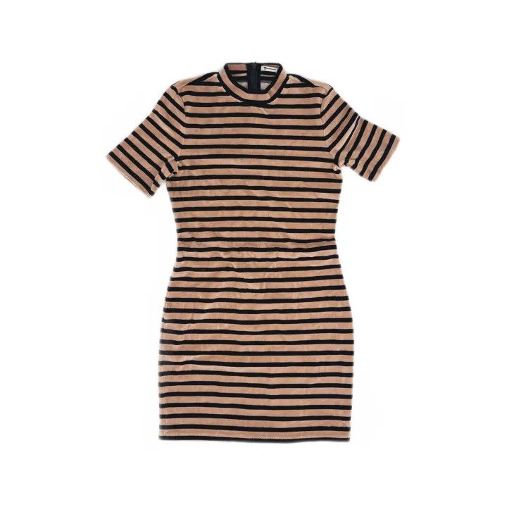 Alexander Wang Alexander Wang Striped Short Sleeve Dress 0079 Size S / US 4 / IT 40 - 2 Thumbnail