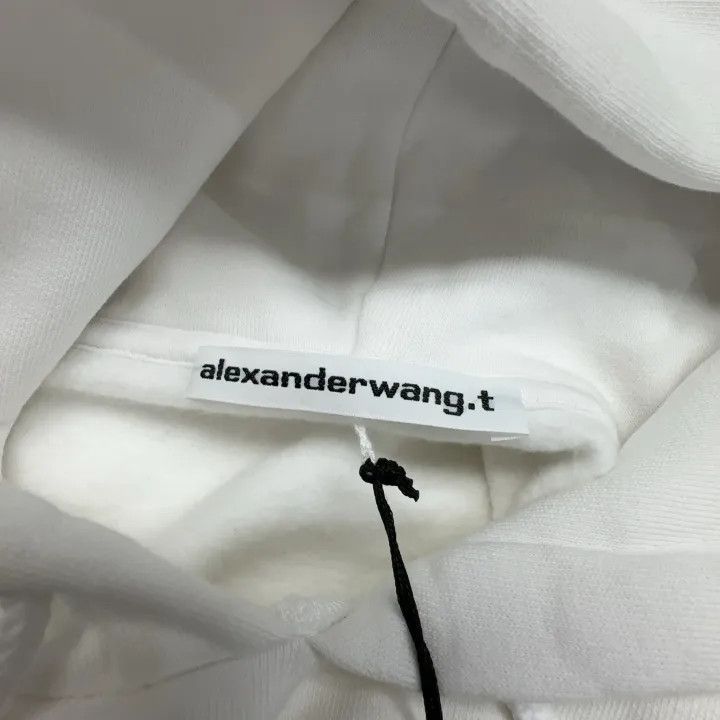 Alexander Wang Alexander Wang Logo Hooded Sweatshirt for Unisex 0079 Size XS / US 0-2 / IT 36-38 - 5 Thumbnail