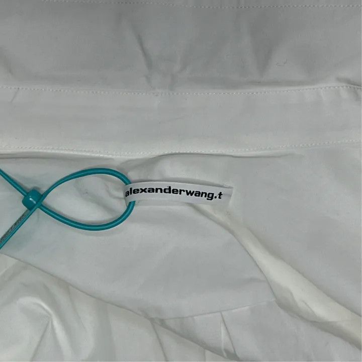 Alexander Wang Alexander Wang Ruched Long Sleeve Shirt Dress 0079 Size S / US 4 / IT 40 - 2 Thumbnail