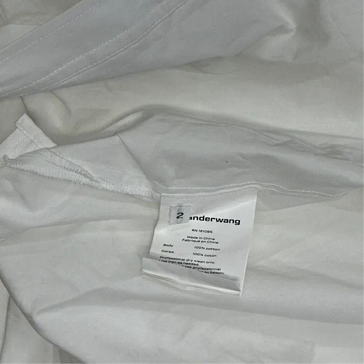 Alexander Wang Alexander Wang Ruched Long Sleeve Shirt Dress 0079 Size S / US 4 / IT 40 - 3 Thumbnail