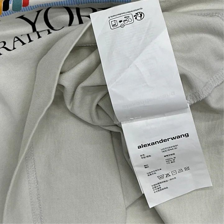 Alexander Wang Alexander Wang Printed Short Sleeve T-Shirt 0079 Size S / US 4 / IT 40 - 4 Thumbnail