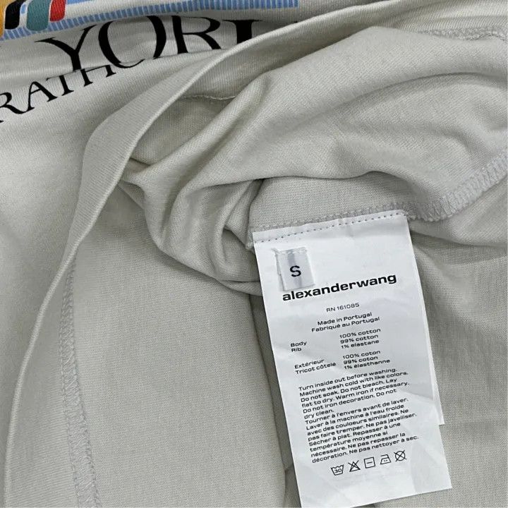 Alexander Wang Alexander Wang Printed Short Sleeve T-Shirt 0079 Size S / US 4 / IT 40 - 3 Thumbnail