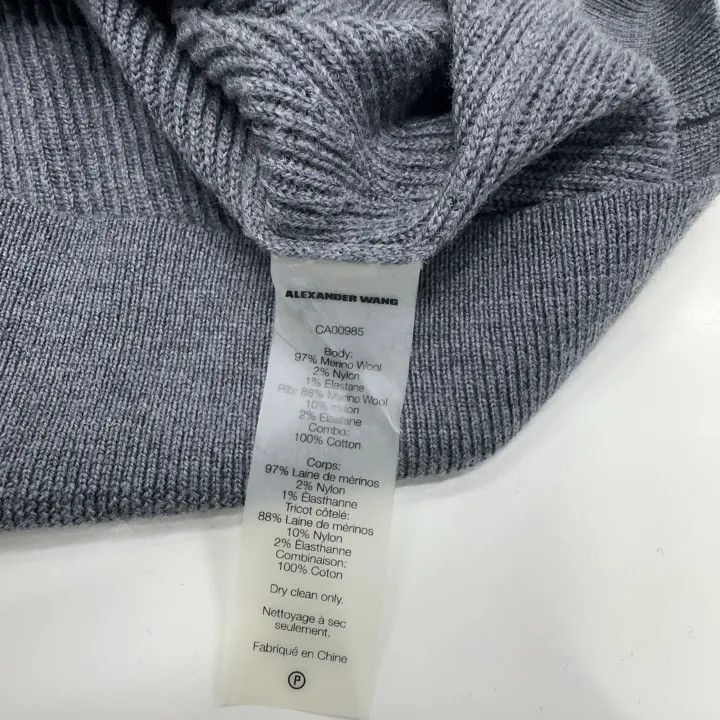 Alexander Wang Alexander Wang Stylish Gray Knitted Sweater 0079 Size S / US 4 / IT 40 - 4 Thumbnail
