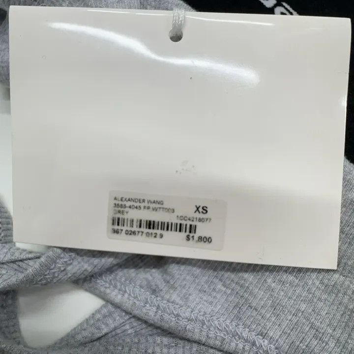 Alexander Wang Alexander Wang SS22 Logo Colorblock Knit Bra 0079 Size XS / US 0-2 / IT 36-38 - 4 Thumbnail