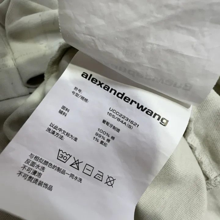Alexander Wang Alexander Wang Logo Long Sleeve T-Shirt 0079 Size S / US 4 / IT 40 - 5 Thumbnail