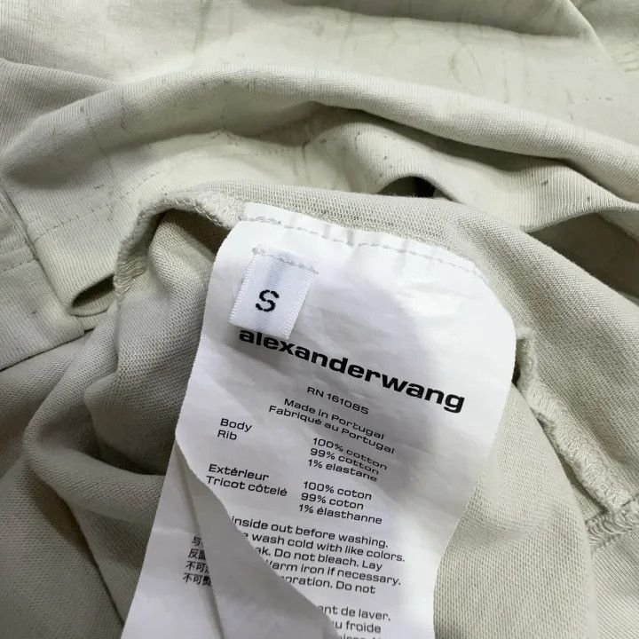 Alexander Wang Alexander Wang Logo Long Sleeve T-Shirt 0079 Size S / US 4 / IT 40 - 4 Thumbnail