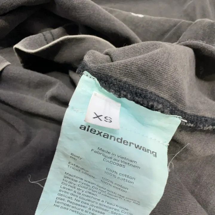 Alexander Wang Alexander Wang SS22 Black Short Sleeve T-Shirt 0079 Size XS / US 0-2 / IT 36-38 - 5 Thumbnail