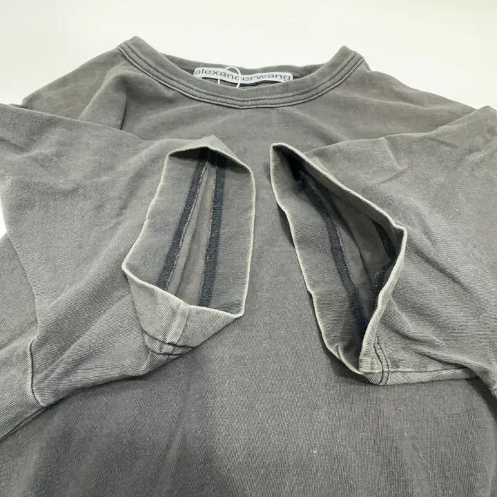 Alexander Wang Alexander Wang SS22 Black Short Sleeve T-Shirt 0079 Size XS / US 0-2 / IT 36-38 - 8 Thumbnail