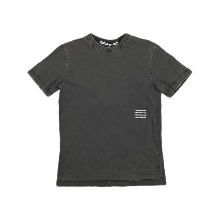 Alexander Wang Alexander Wang SS22 Black Short Sleeve T-Shirt 0079 Size XS / US 0-2 / IT 36-38 - 2 Thumbnail