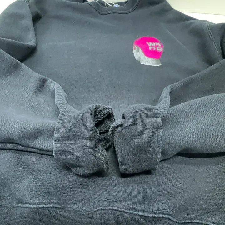 Alexander Wang Alexander Wang SS22 Black Sweatshirt With Graphic 0079 Size L / US 10 / IT 46 - 11 Thumbnail