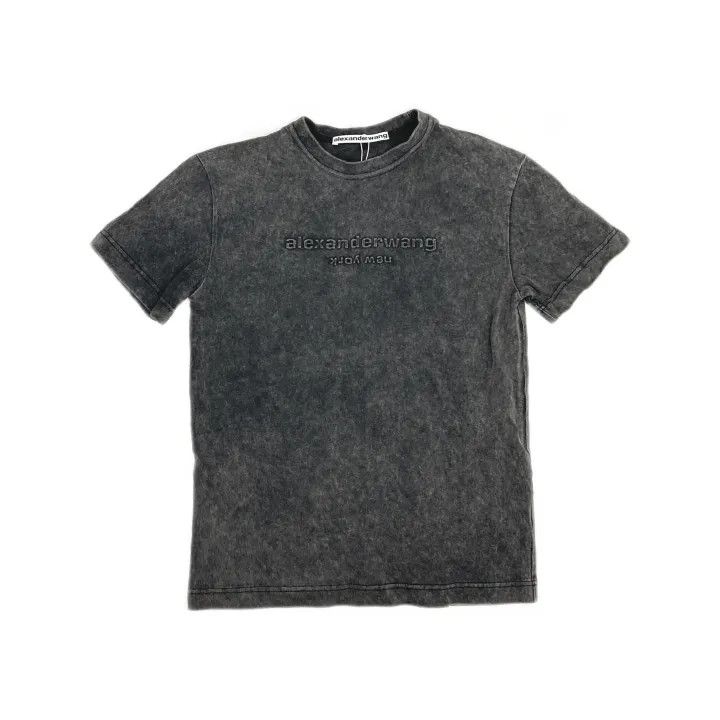 Alexander Wang Alexander Wang Black Cotton Crew Neck T-Shirt 0079 Size XXS / US 00 / IT 34 - 2 Thumbnail