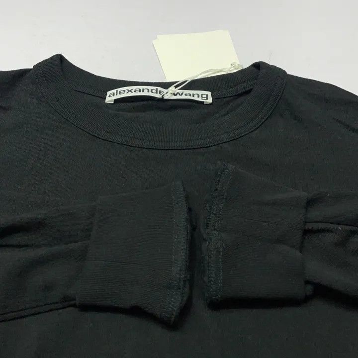 Alexander Wang Alexander Wang Unisex Long Sleeve T-shirt Black 0079 Size XS / US 0-2 / IT 36-38 - 9 Thumbnail