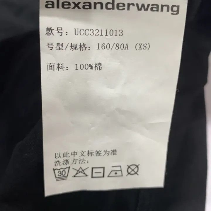Alexander Wang Alexander Wang Unisex Long Sleeve T-shirt Black 0079 Size XS / US 0-2 / IT 36-38 - 5 Thumbnail
