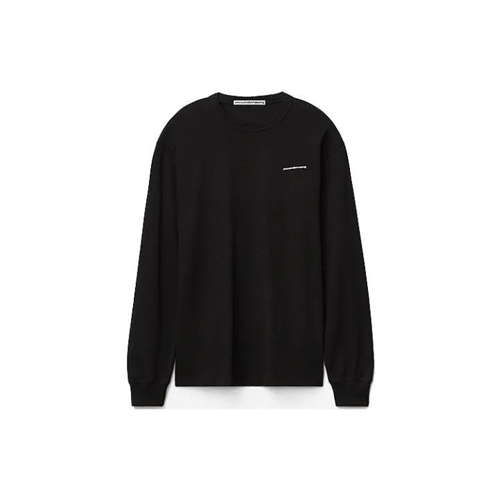 Alexander Wang Alexander Wang Unisex Long Sleeve T-shirt Black 0079 Size XS / US 0-2 / IT 36-38 - 2 Thumbnail
