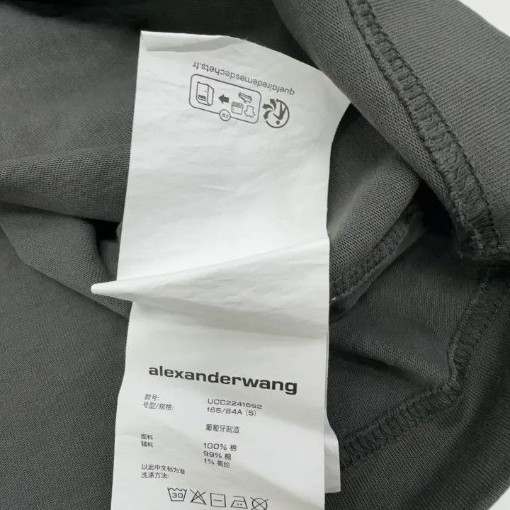 Alexander Wang Alexander Wang SS24 Logo Loose T-Shirt 0079 Size S / US 4 / IT 40 - 4 Thumbnail