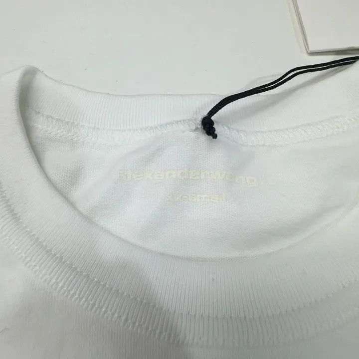 Alexander Wang Alexander Wang Logo Short Sleeve T-Shirt 0079 Size XXS / US 00 / IT 34 - 4 Thumbnail
