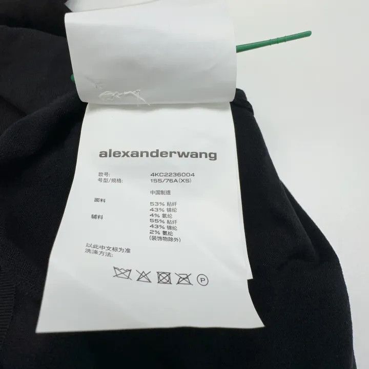 Alexander Wang Alexander Wang SS23 Knit Long Sleeve Dress 0079 Size XS / US 0-2 / IT 36-38 - 3 Thumbnail