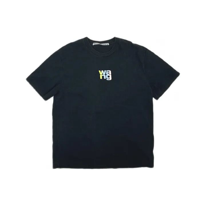 Alexander Wang Alexander Wang Casual Solid Color Letter Print Tee 0079 Size L / US 10 / IT 46 - 2 Thumbnail