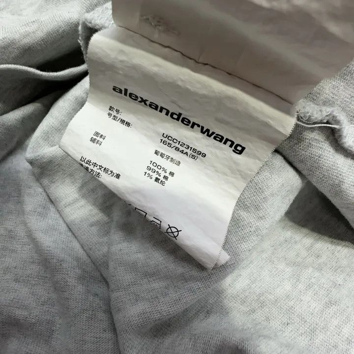 Alexander Wang Alexander Wang FW22 Printed Crew Neck T-Shirt 0079 Size S / US 4 / IT 40 - 4 Thumbnail