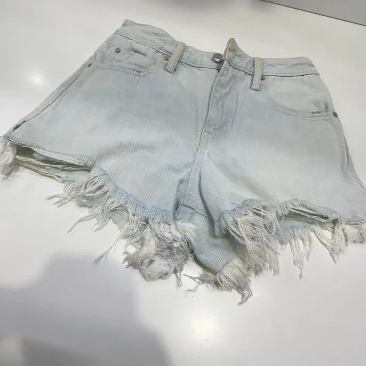 Alexander Wang Alexander Wang Casual Stylish Denim Shorts 0079 Size 24" / US 00 / IT 34 - 8 Thumbnail