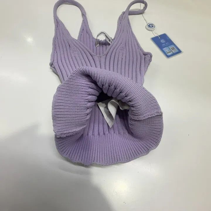 Alexander Wang Alexander Wang Casual Solid Color Tank Top 0079 Size XS / US 0-2 / IT 36-38 - 7 Thumbnail