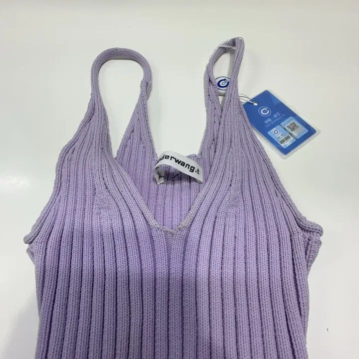 Alexander Wang Alexander Wang Casual Solid Color Tank Top 0079 Size XS / US 0-2 / IT 36-38 - 6 Thumbnail