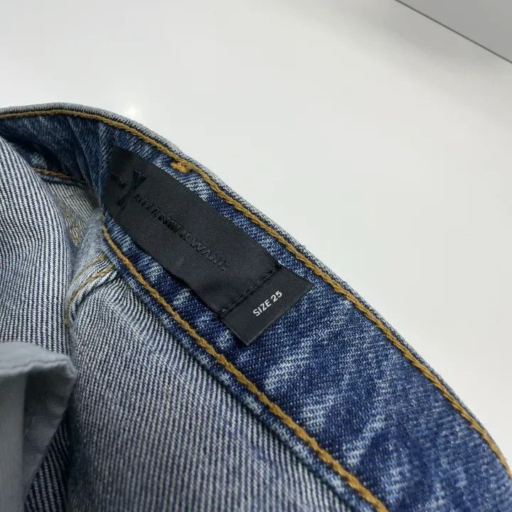Alexander Wang Alexander Wang High-Waisted Straight Leg Jeans 0079 Size 25" / US 0 / IT 36 - 4 Thumbnail