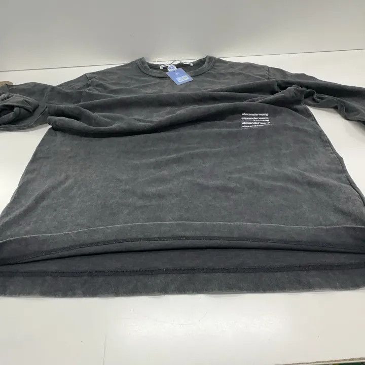 Alexander Wang Alexander Wang Long Sleeve Logo Sweatshirt for Unisex 0079 Size M / US 6-8 / IT 42-44 - 7 Thumbnail