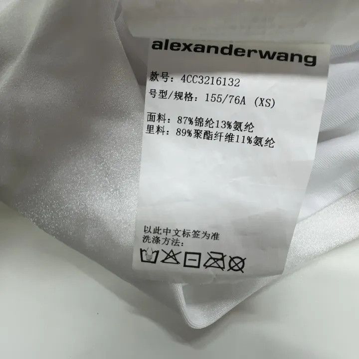 Alexander Wang Alexander Wang White Logo Sports Dress 0079 Size XS / US 0-2 / IT 36-38 - 7 Thumbnail