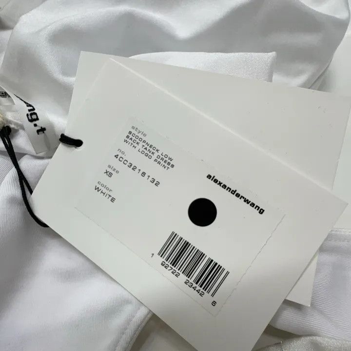 Alexander Wang Alexander Wang White Logo Sports Dress 0079 Size XS / US 0-2 / IT 36-38 - 4 Thumbnail