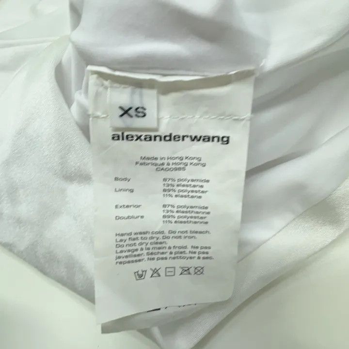 Alexander Wang Alexander Wang White Logo Sports Dress 0079 Size XS / US 0-2 / IT 36-38 - 6 Thumbnail