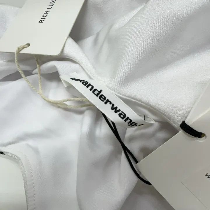 Alexander Wang Alexander Wang White Logo Sports Dress 0079 Size XS / US 0-2 / IT 36-38 - 5 Thumbnail
