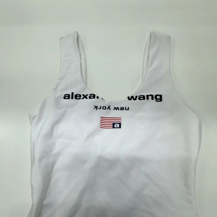 Alexander Wang Alexander Wang White Logo Sports Dress 0079 Size XS / US 0-2 / IT 36-38 - 9 Thumbnail