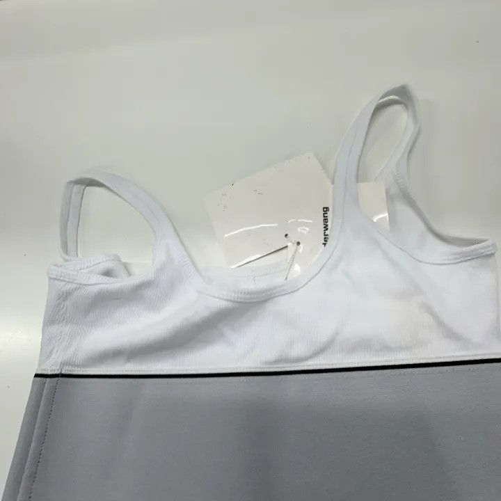 Alexander Wang Alexander Wang SS21 Ribbed Logo Crop Top 0079 Size XS / US 0-2 / IT 36-38 - 9 Thumbnail
